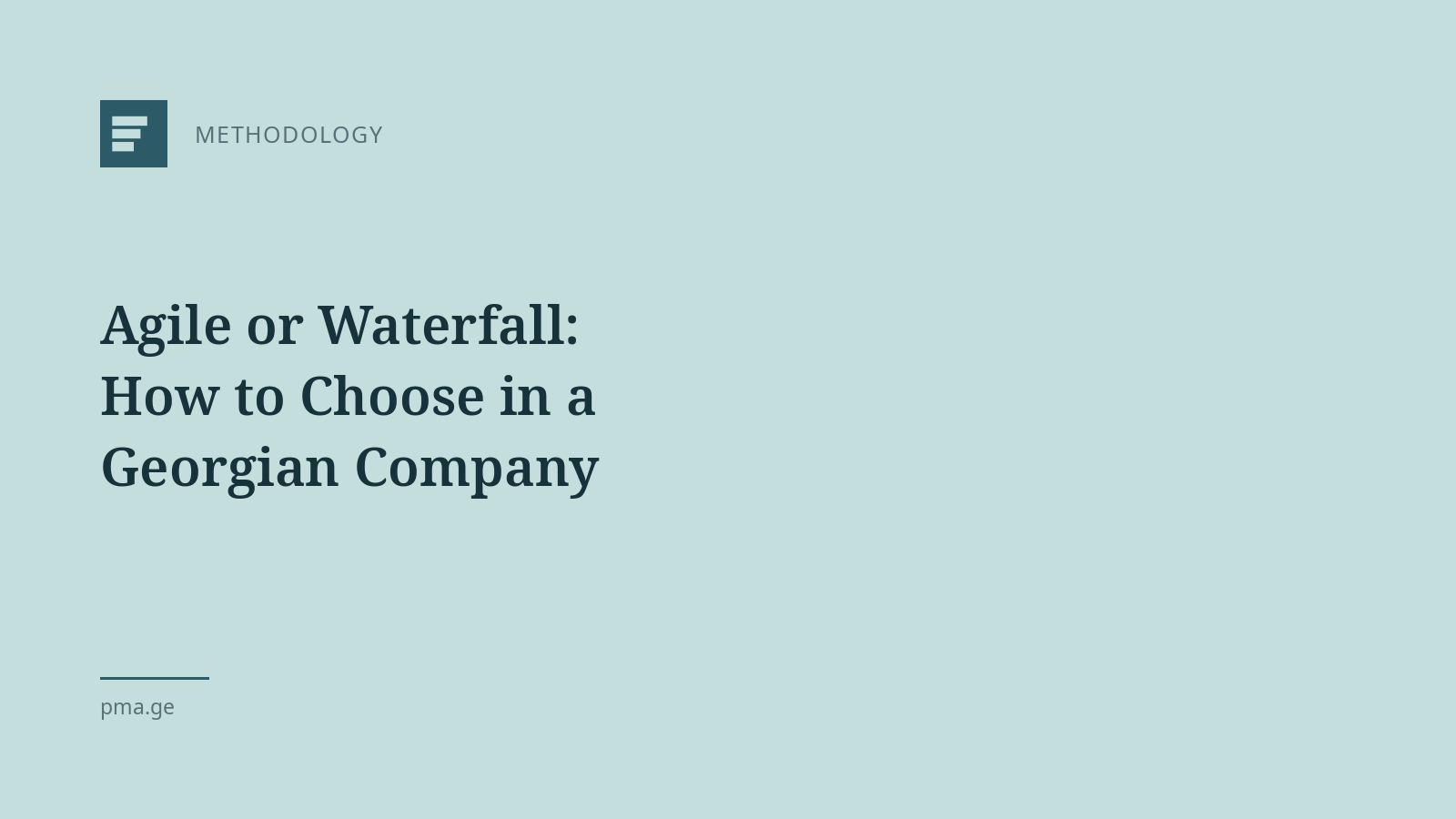 Agile or Waterfall: Which Should a Georgian Company Choose