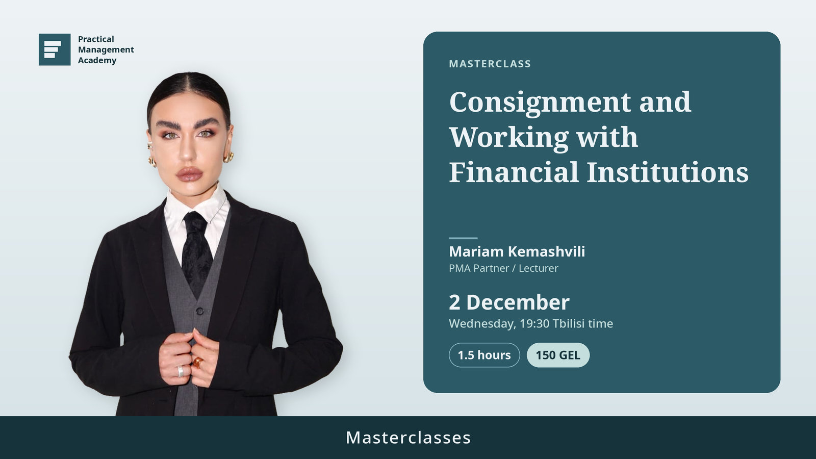 Consignment and Working with Financial Institutions