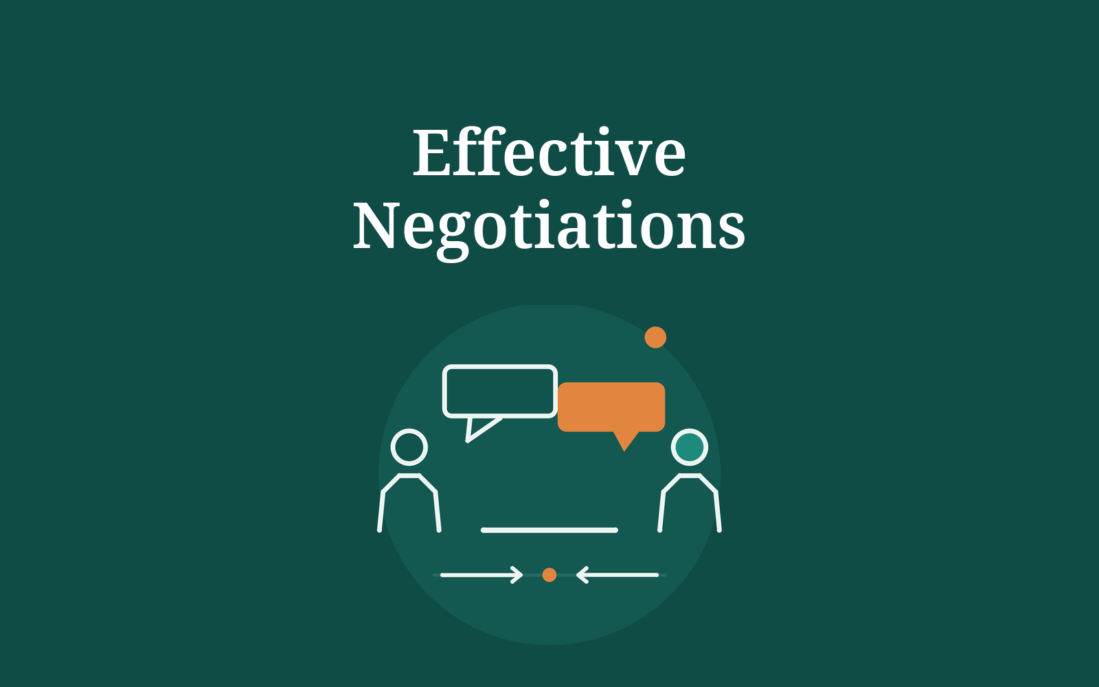 Effective Negotiations